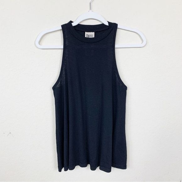 Free People Tops - Free People Black Ribbed Tank Top Women’s Size Extra Small